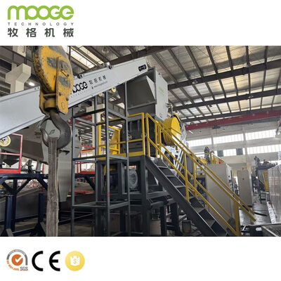 304 Stainless Steel PE PP Bottle Recycling Washing Line Plastic Crushing Washing Drying Production Line