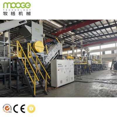 304 Stainless Steel PE PP Bottle Recycling Washing Line Plastic Crushing Washing Drying Production Line