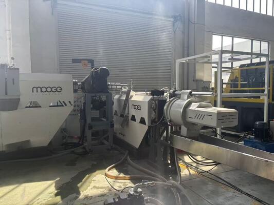 PE PP LDPE Films Compacting and Pelletizing Machine with Laser Filter