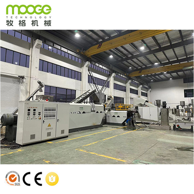 Extrudeuse de granulés de plastique pour le recyclage des flocons rigides de HDPE, LDPE, LLDPE