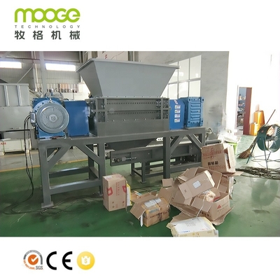 Machine de déchiquetage à haute efficacité à double arbre pour les grands déchets en plastique