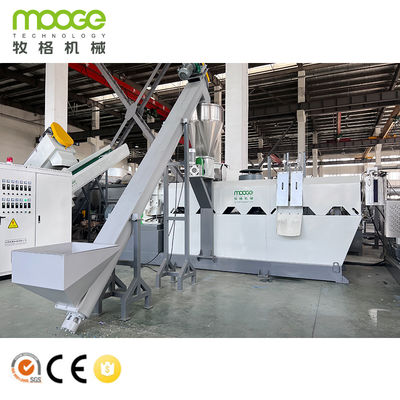 Partie électrique personnalisée Pelletizing plastique recyclage PE PP Bouteille Flocons Granulateur Machine