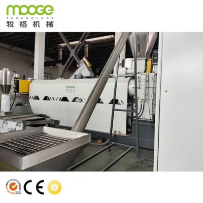 Machine de pelletisation de plastique HDPE PP contrôlée par automate programmable industriel (API) avec variateur ABB