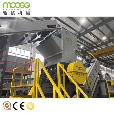 Machine automatique de recyclage de bouteilles en plastique PP PE de grande capacité