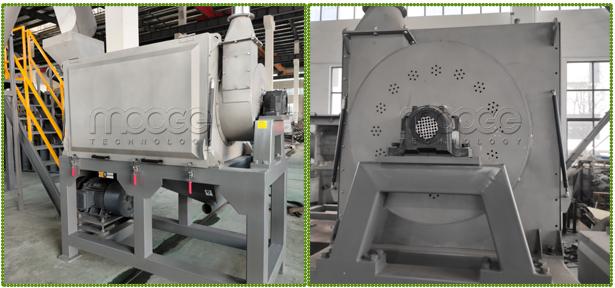 Rigid Bottle De-labelling Pet Plastic Flakes Washing Recycling Machine 19