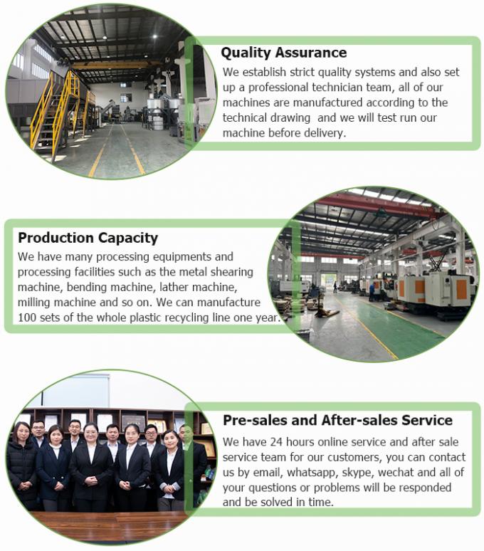 Ligne de recyclage de lavage de bouteilles en PET de 2000 kg/h contrôlée par onduleur pour le recyclage du plastique des déchets plastiques 25