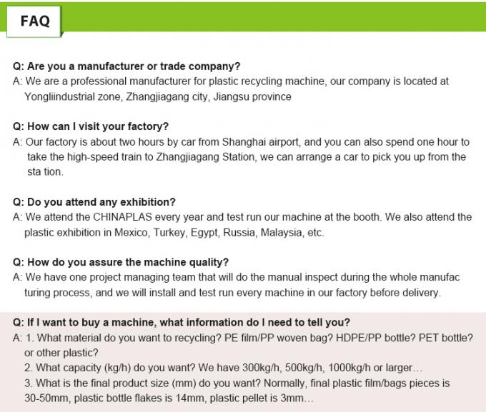 Rigid Bottle De-labelling Pet Plastic Flakes Washing Recycling Machine 24