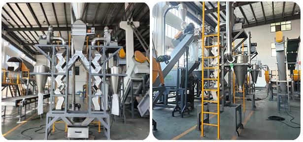 Clean Plastic Flakes Production SUS 304 Bottle Recycling Washing MEB-Series Waste Hot Water Plastic Recycling Line 18